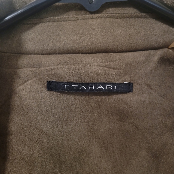 Tahari FAUX Suede Jacket - Picture 3 of 5